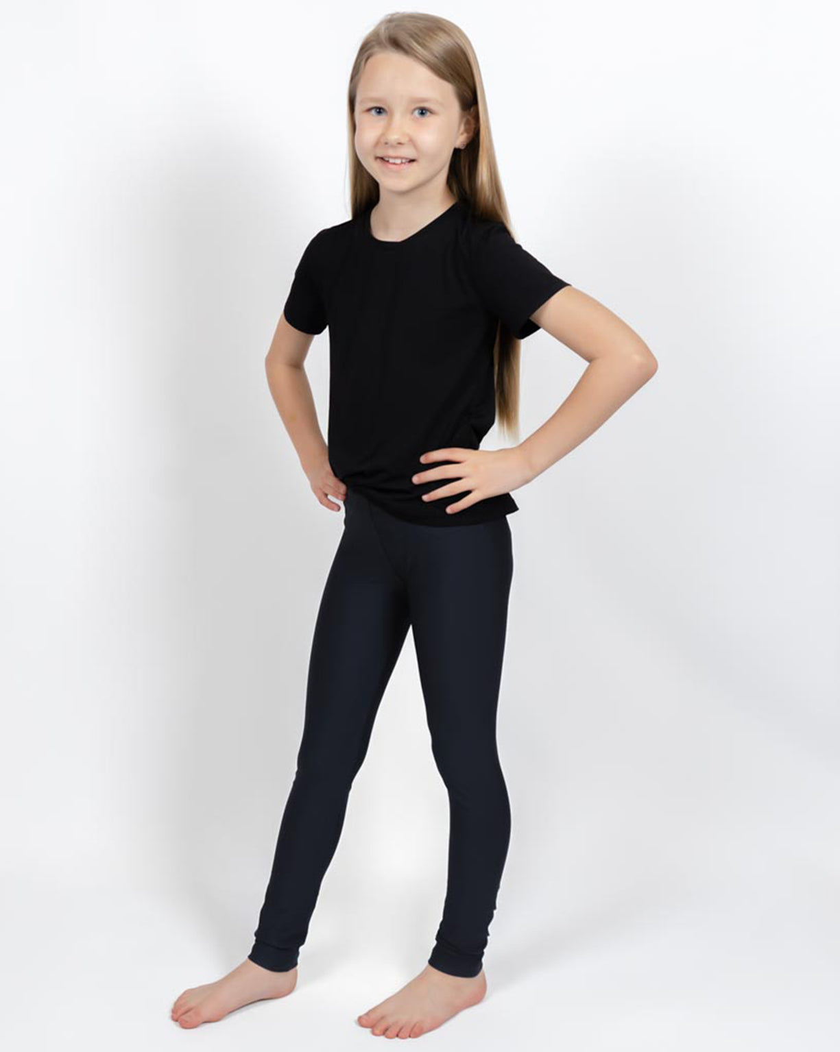 Black Kids Leggings