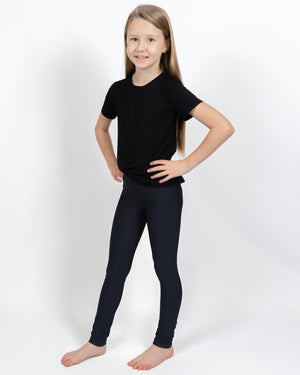 Black Kids Leggings