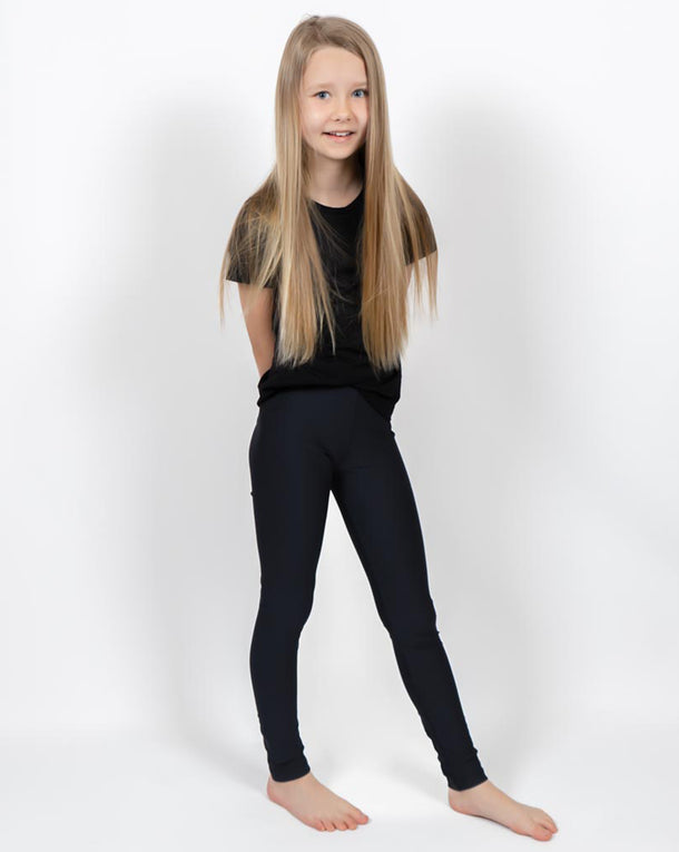 Black Kids Leggings