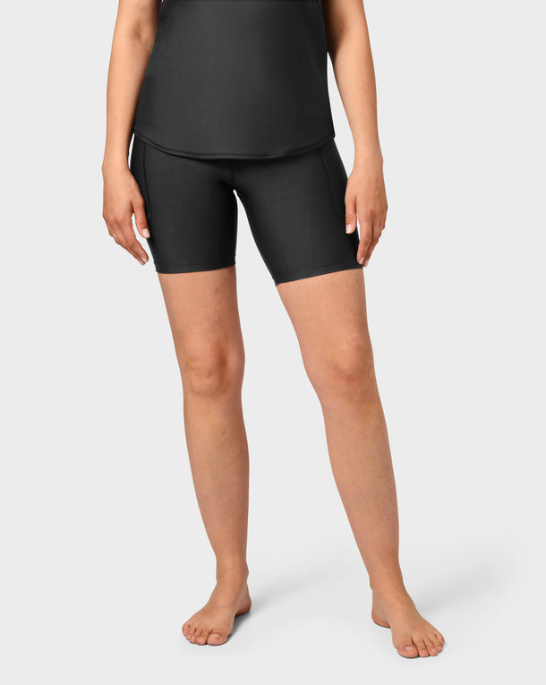 Eva Black Compression Shorts