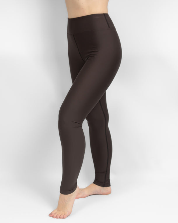 Hope Mocha Brown Leggings Without Pockets