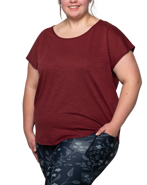 Marley Relaxed Bordeaux T-Shirt