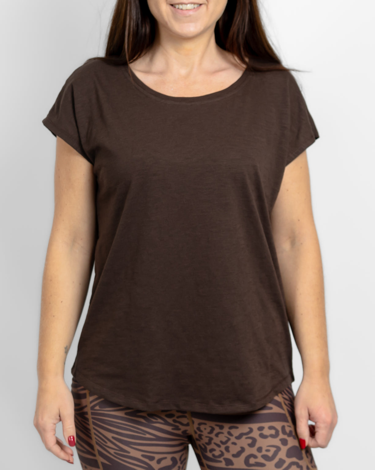Marley Relaxed Mocha Brown T-Shirt