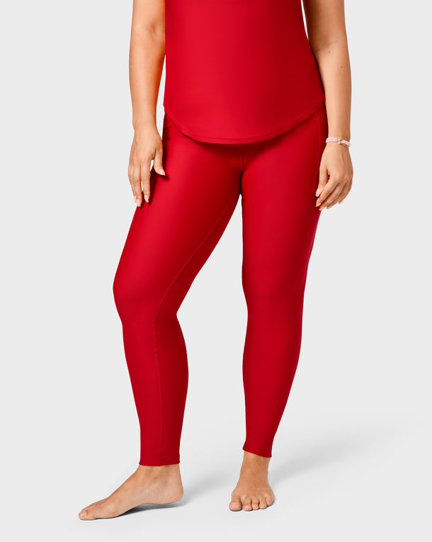 Signature Maroon Leggings