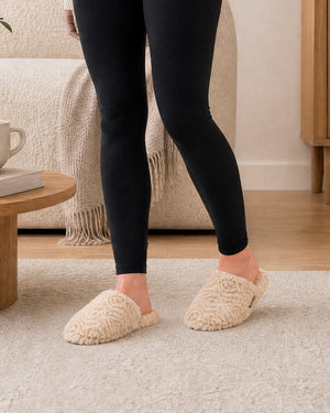 Vega Beige Homewear Slippers