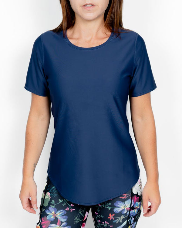 Vigga Fitted Navy T-Shirt