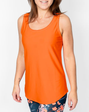 Vigga Fitted Orange Top