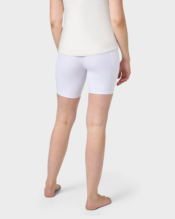 Signature White Shorts